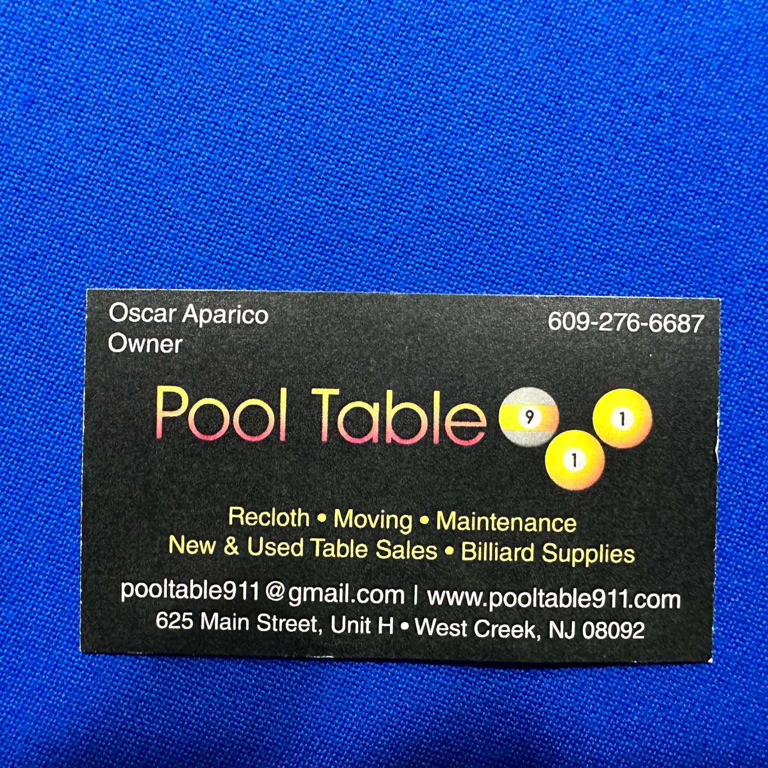 Pool Table 911 | West Creek NJ