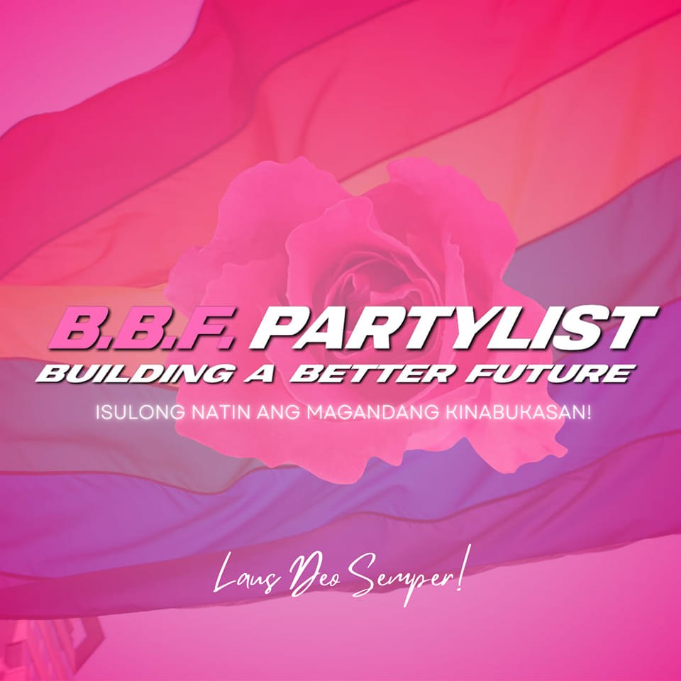 BBF Partylist - As a partylist, BBF has several platforms... | Facebook