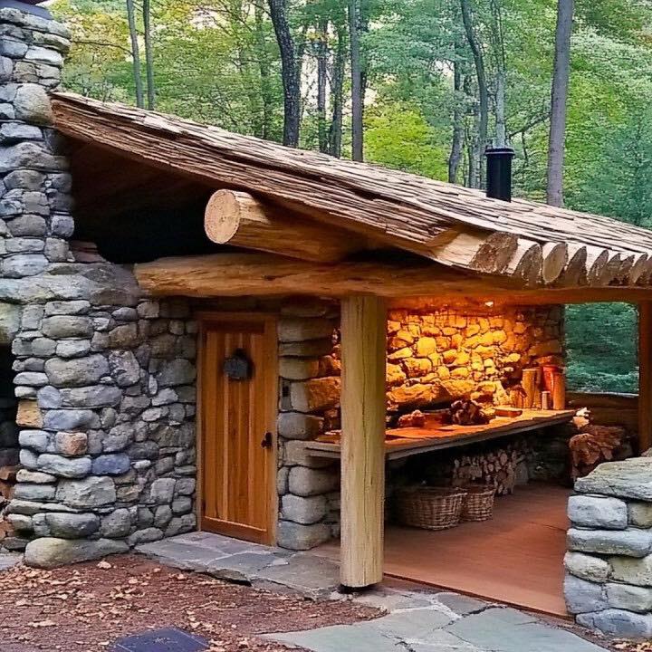 Bushcraft | Lean-to shelter: The main structure is a simple lean-to ...