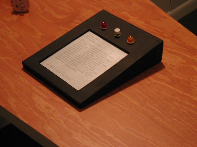 Spock's tablet computer