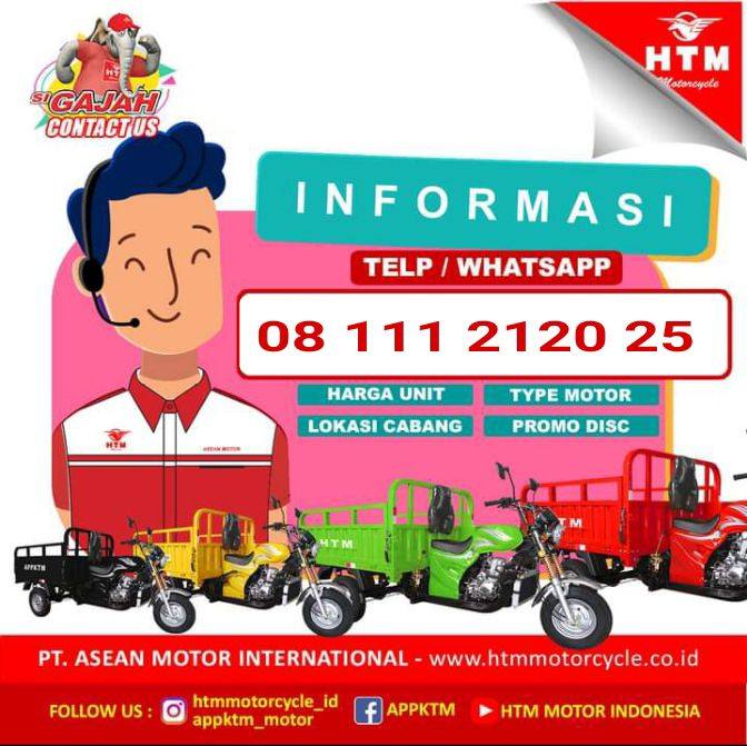 HTM Motor Roda Tiga | Bekasi