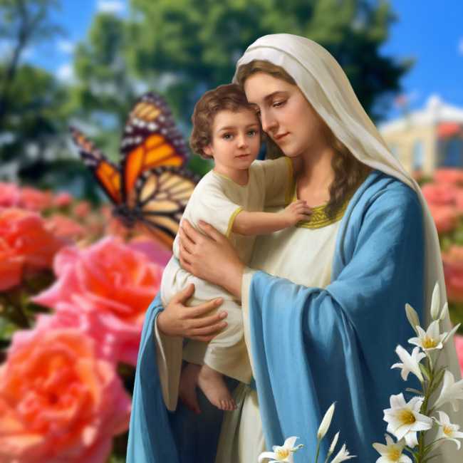 Jesús y María