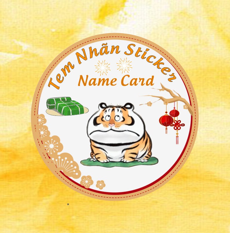Tem Nhãn Sticker - Name Card | Ho Chi Minh City