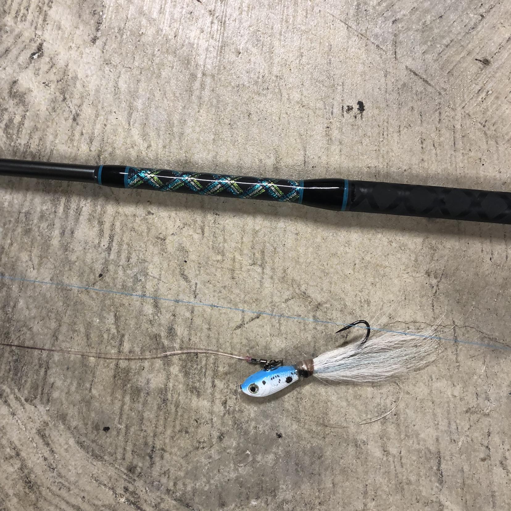 Custom Rod Builders | Doing some repairs on some boat rods for a friend ...