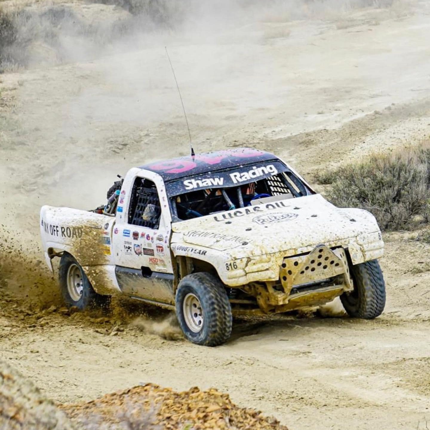 Truck fired up for the first time this year to bleed the new steering ...