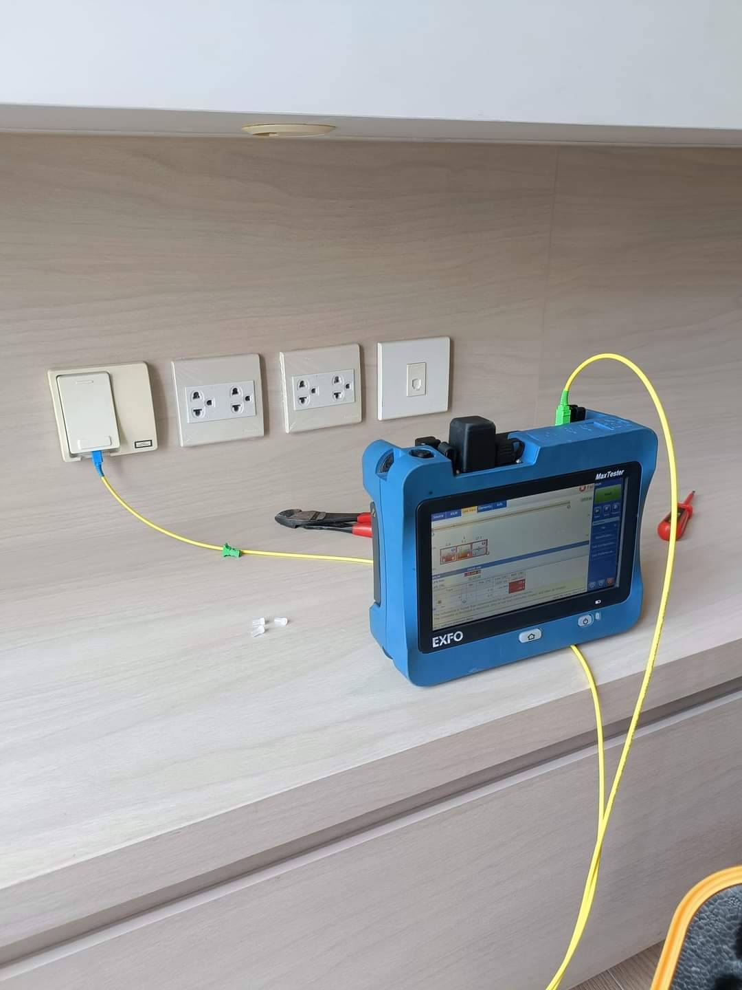 Splice Test OTDR | Din Daeng