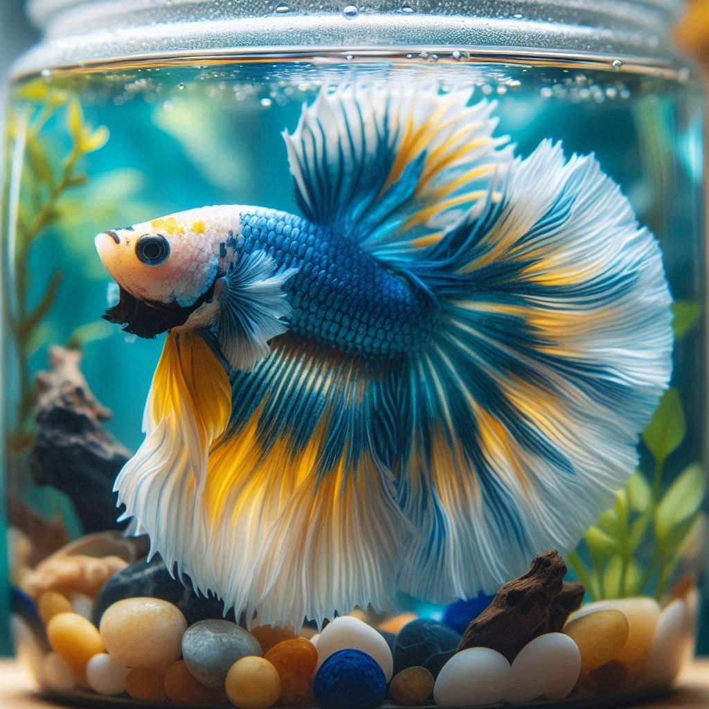 All About FISH - 🐟 **Introducing Azure, the Blue Betta... | Facebook
