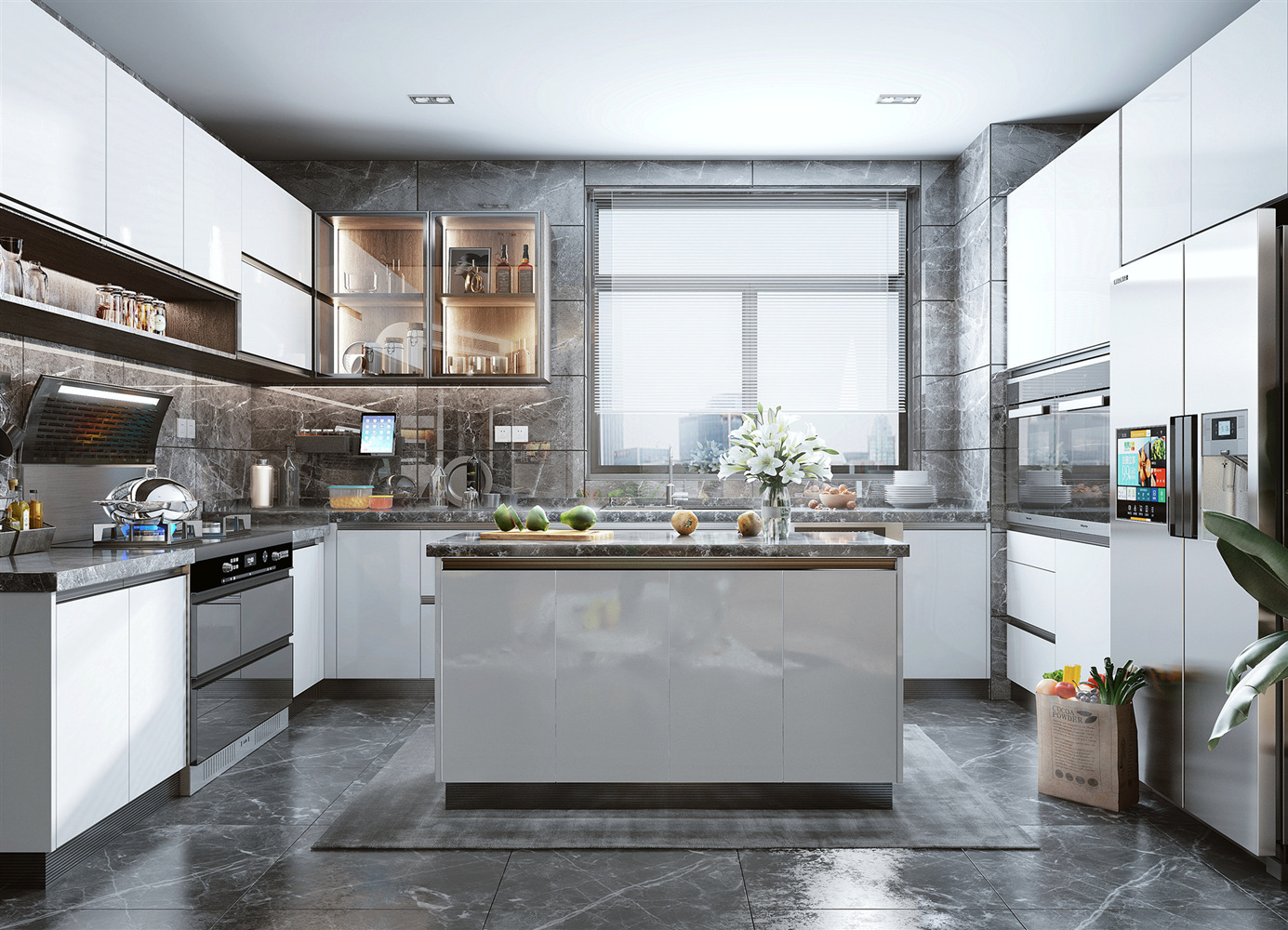 Modular kitchen cabinet production factory