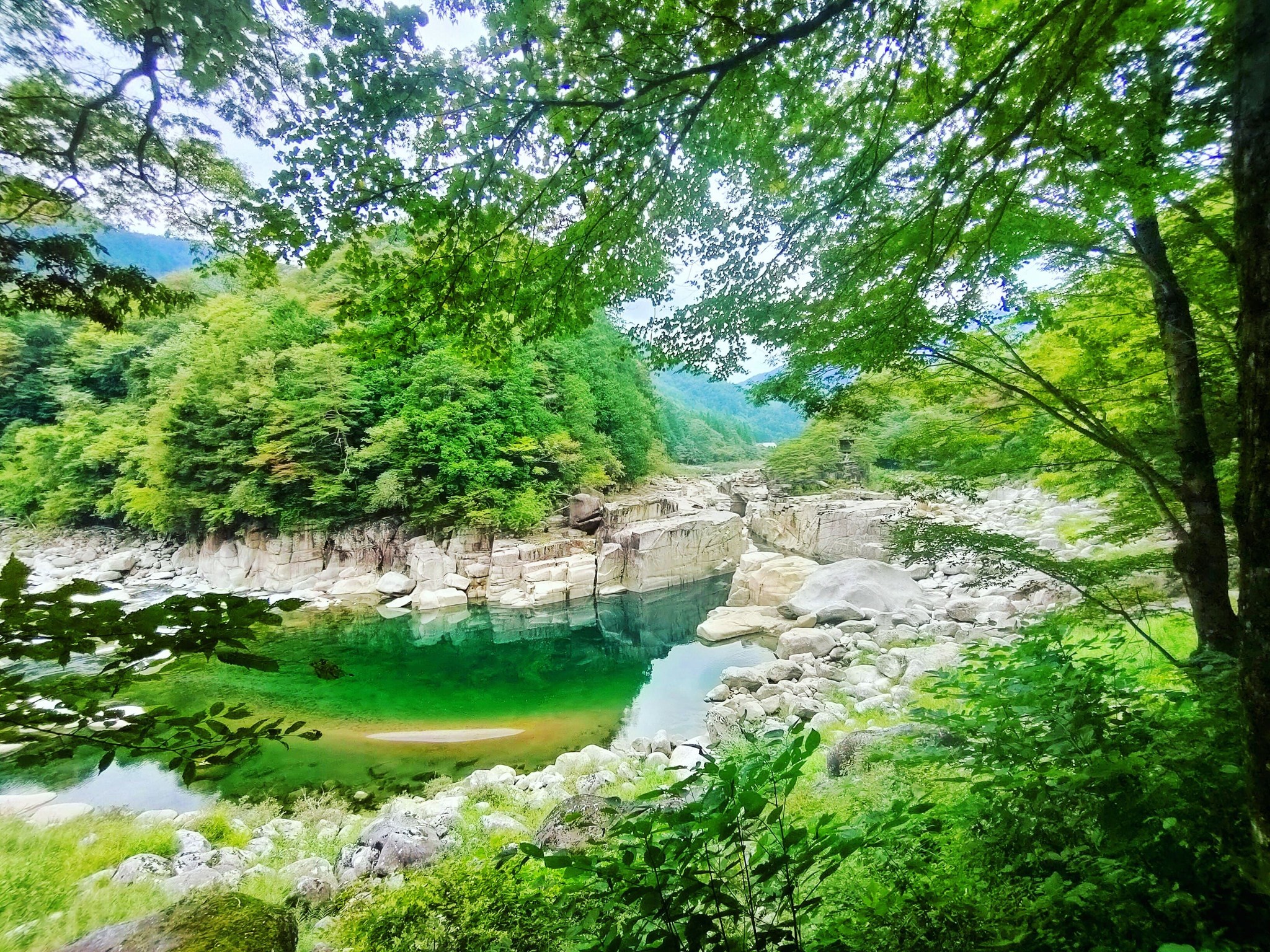 Urashima Taro's Nezame no Yuka in Agematsu town, Japan