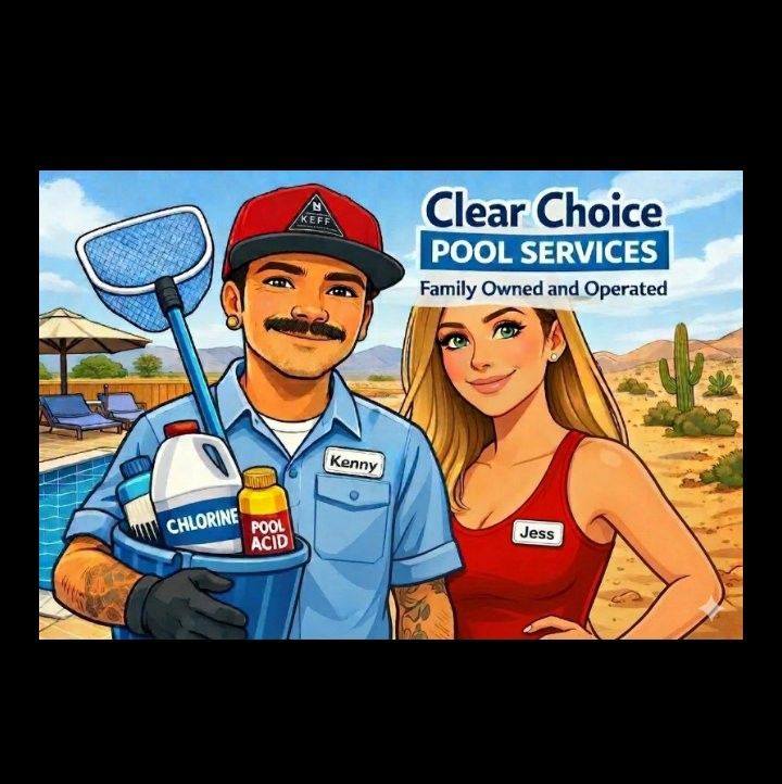 Just a little glimpse of two pools we service.🌊 Cleaning pools all ...