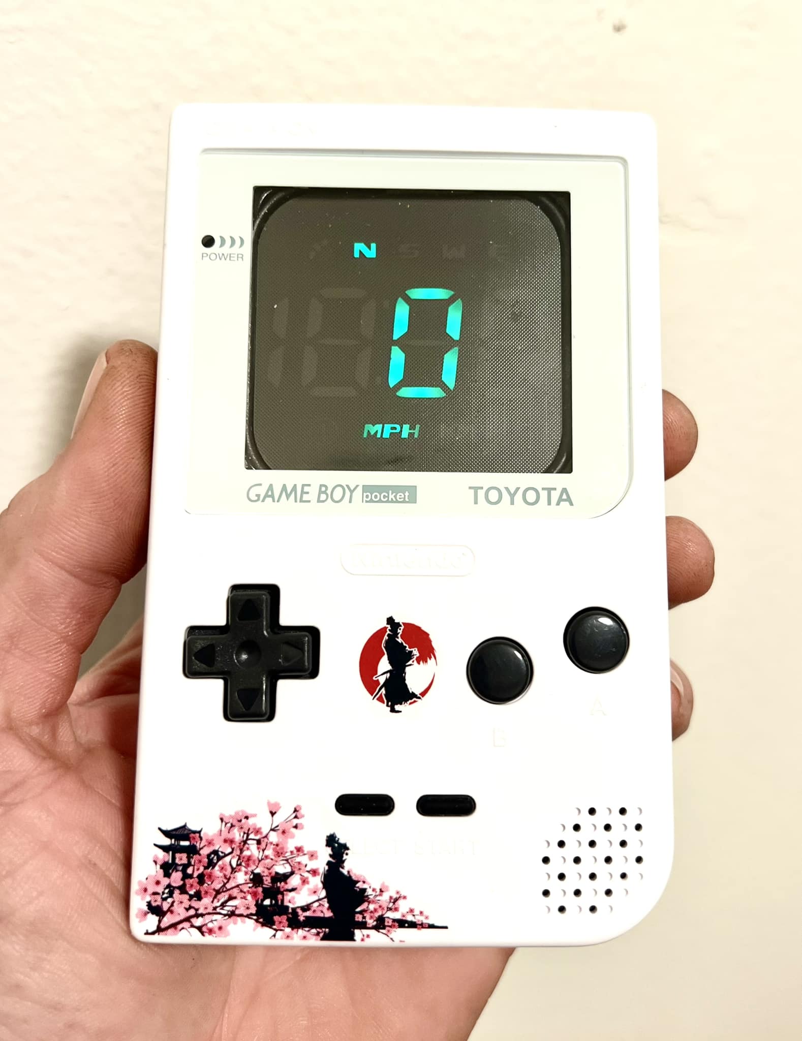 Gameboy speedometer no. 2. Went with the pocket this time so I 