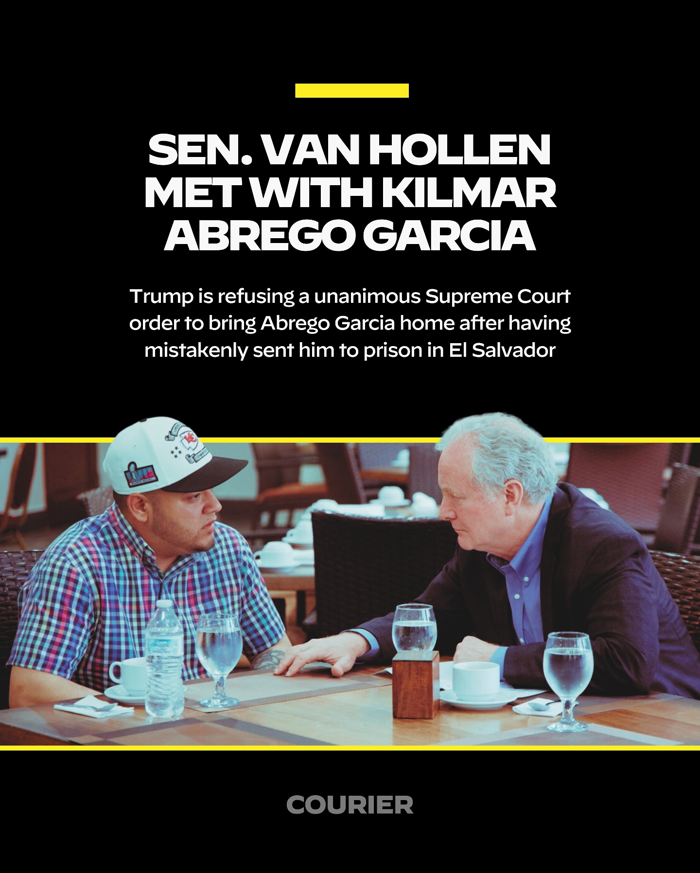 COURIER - Sen. Chris Van Hollen (D-MD) flew to El Salvador to advocate ...