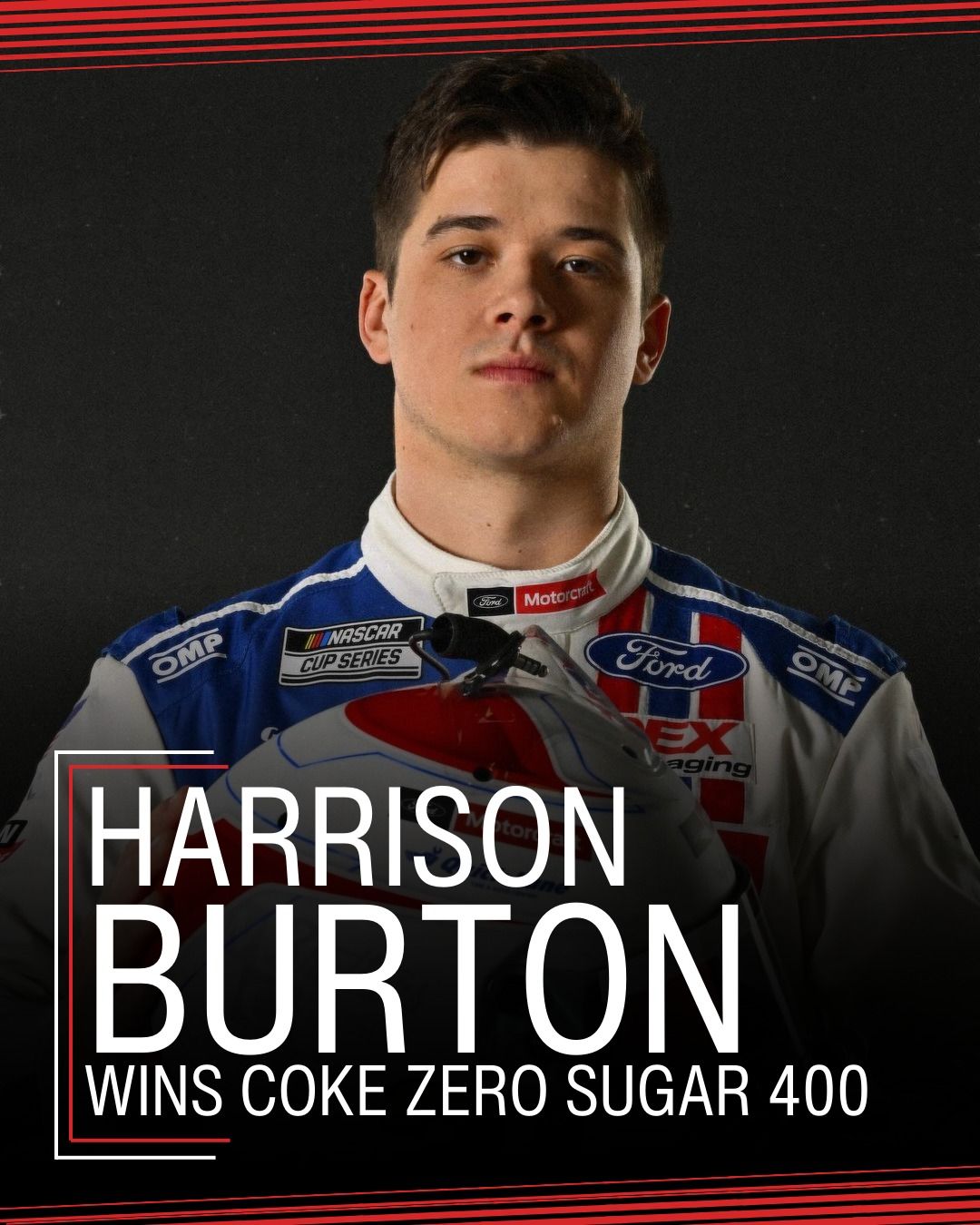 Nascars - Harrison Burton WINS BIG! 🏁 His First Cup Series Win, and the ...