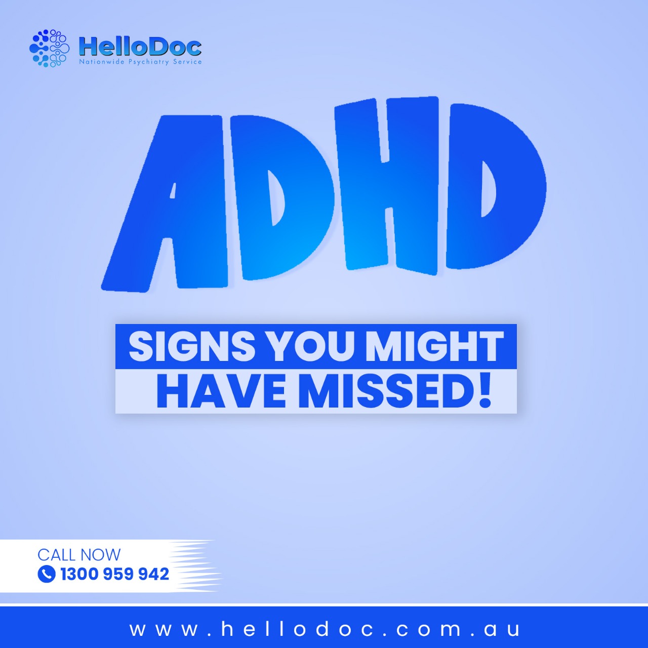 Unnoticed Signs... - HelloDoc-Nationwide Psychiatry Service | Facebook