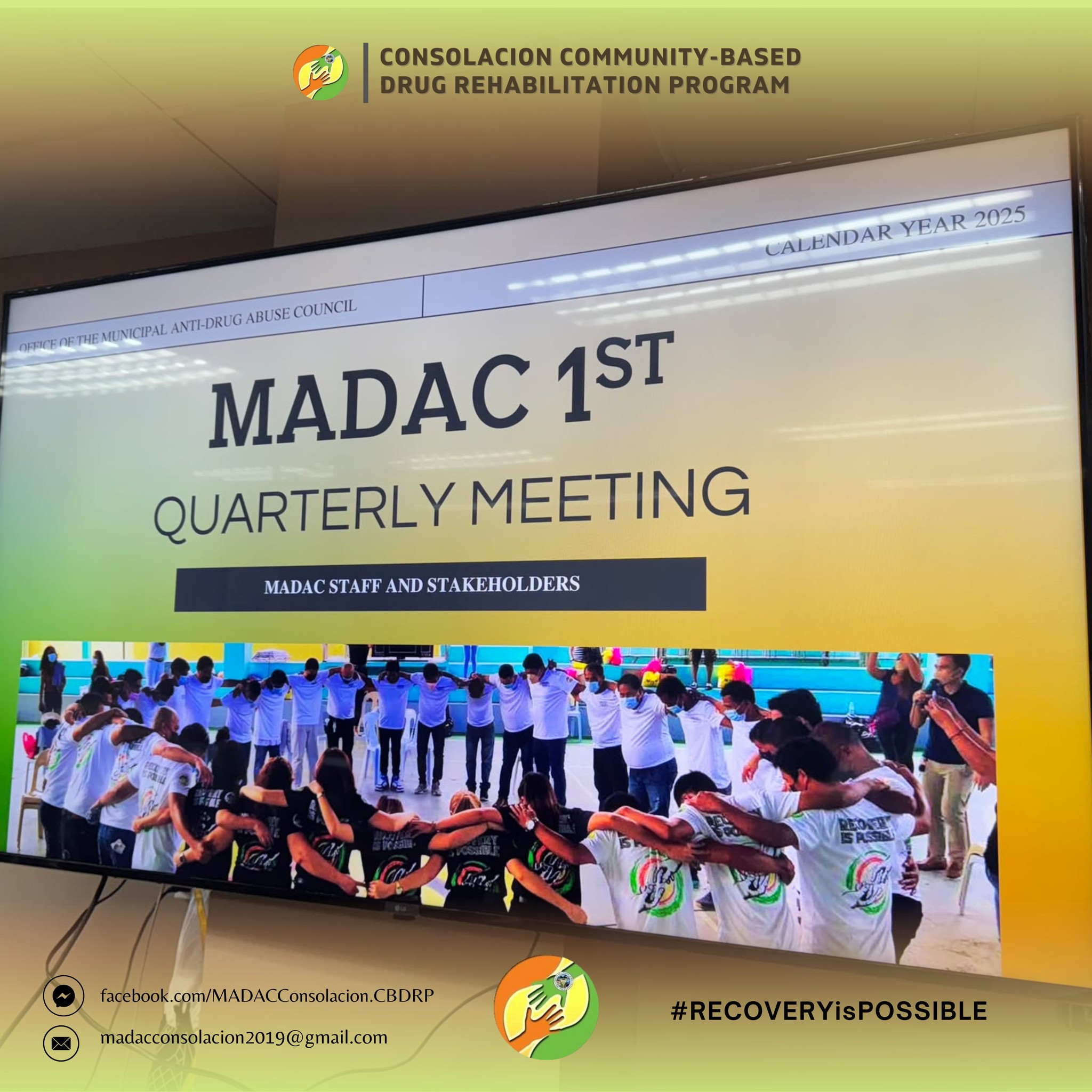 On March 25, 2025 we held our first quarterly MADAC meeting with all ...