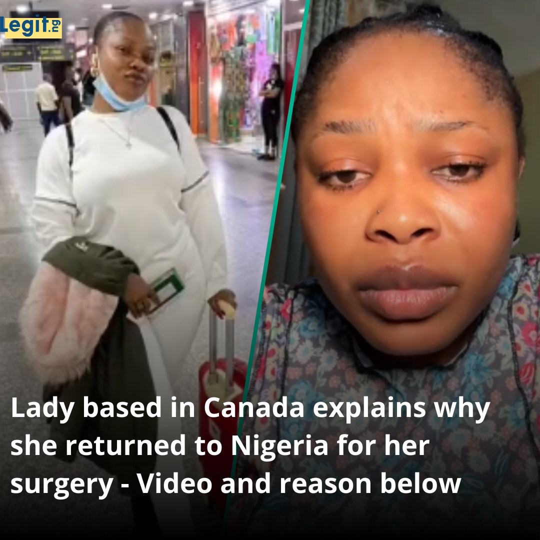 Legit.ng - A Canada-based lady has explained why she chose to have her ...