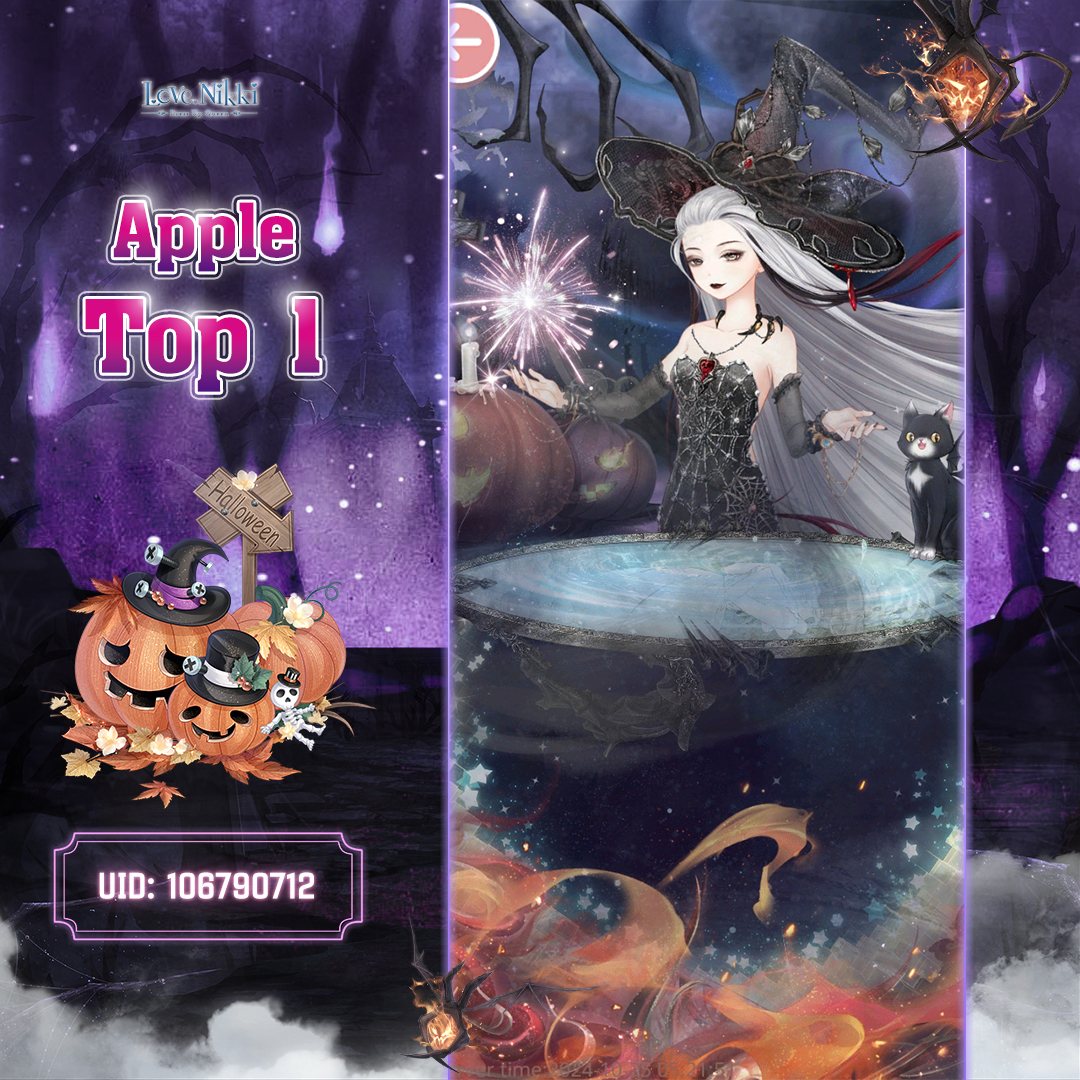 apple lady dress love nikki 🥳Winner Announcement for —— Community Event: 🎃7-Nation Halloween Style Challenge👻 Let's celebrate the fantastic creations of our winners! --------TOP 1 of 7 Nations---------- Cloud: 102027798, with 83 RedoType:DMV11B|TOPS
