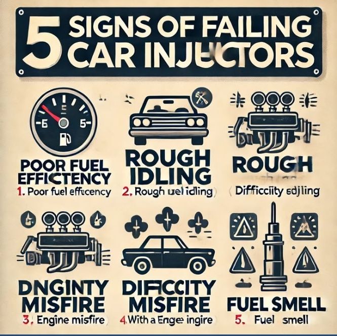 Hendrix - Here are 5 common signs of bad fuel injectors: 1. *Rough ...