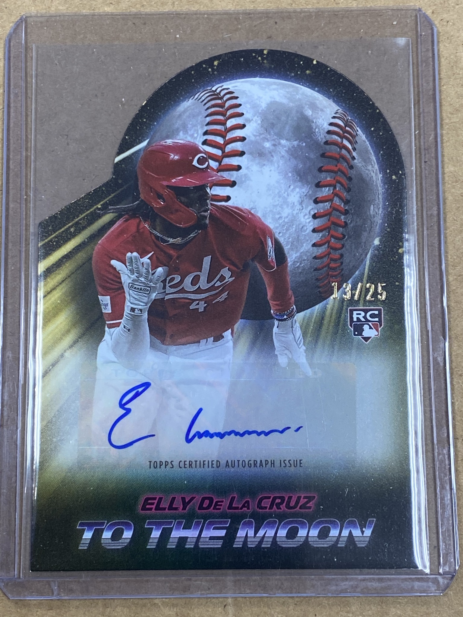 2024 Topps Big League Elly De La Cruz autograph card