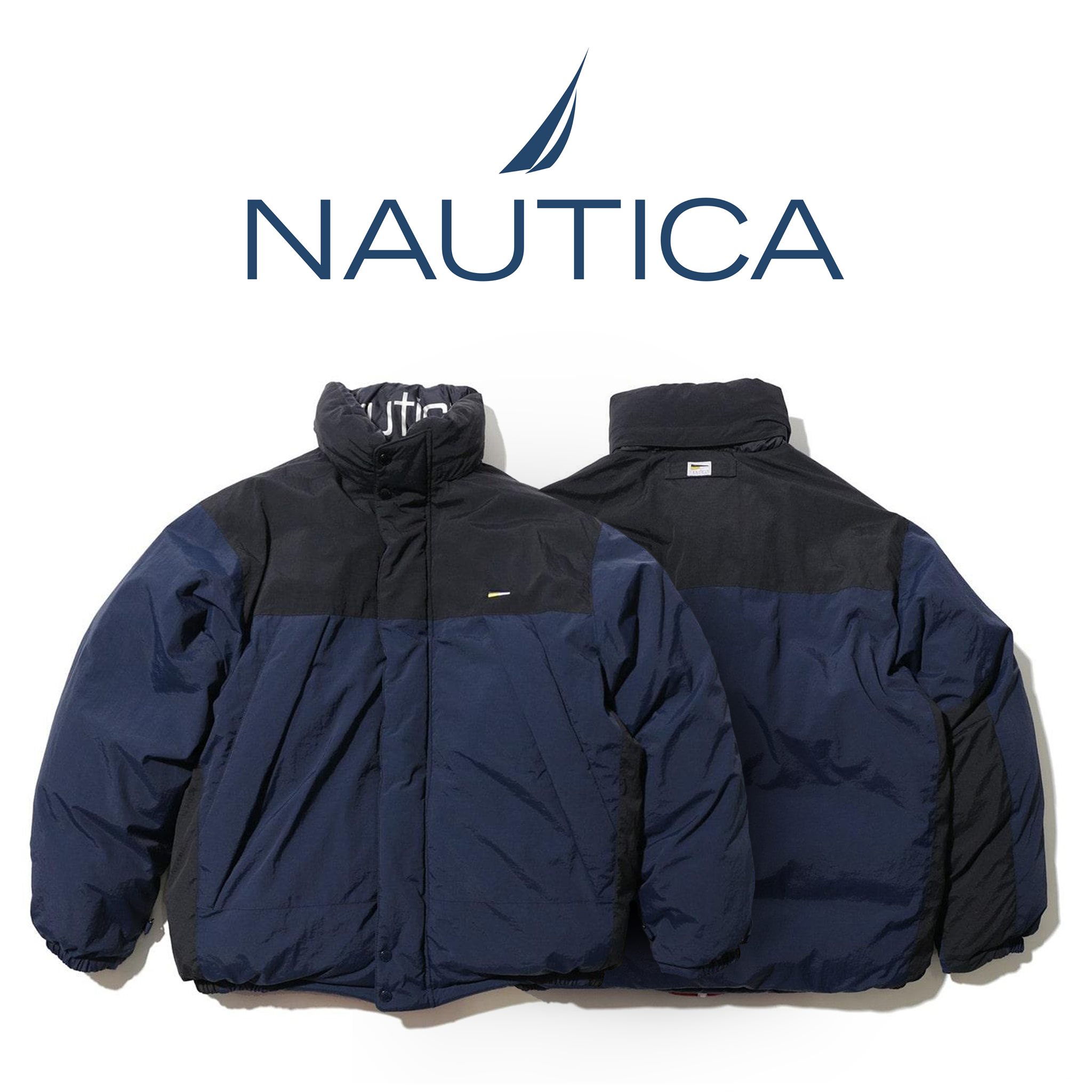 NAUTICA “TOO BIG” REVERSIBLE DOWN JACKET 雙面穿羽絨外套一樣式寬大 
