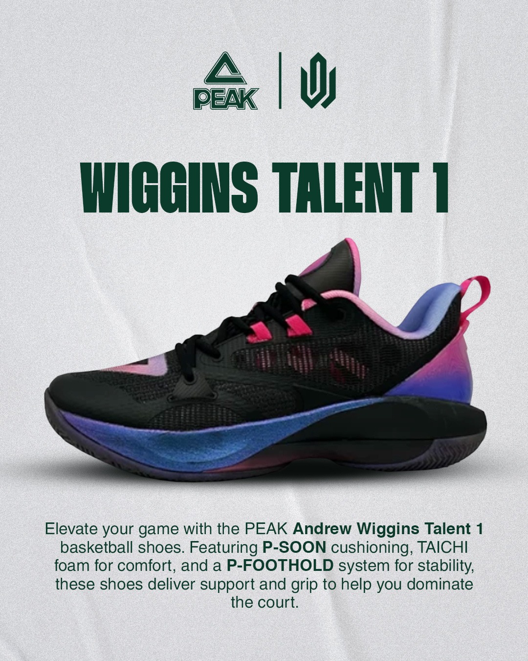 Built for the game, trusted by Wiggins. From the OG Talent 1 to