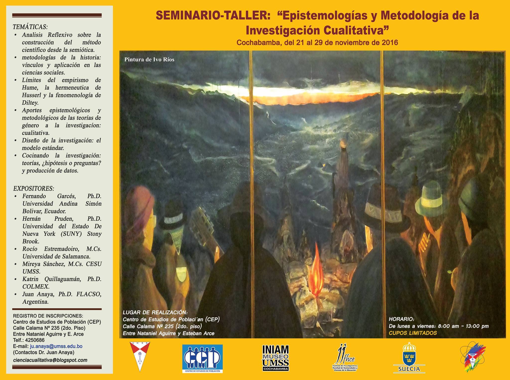 Seminario-taller... - INIAM Museo Arqueológico UMSS | Facebook