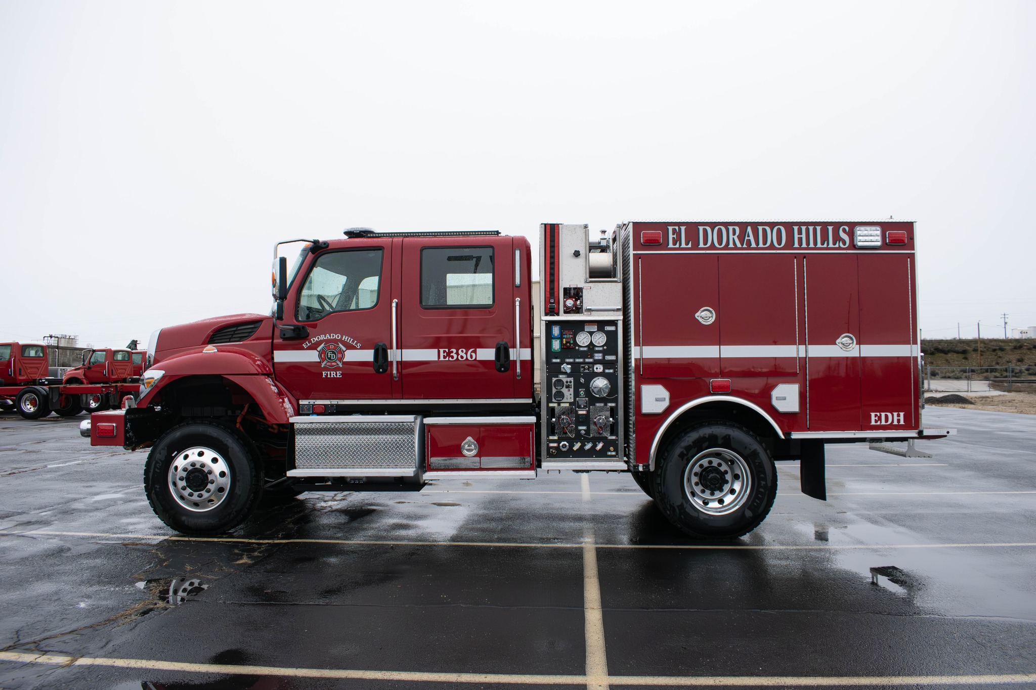 2024 IHC 607 SBA chassis fire truck with Darley HM 500GPM pump