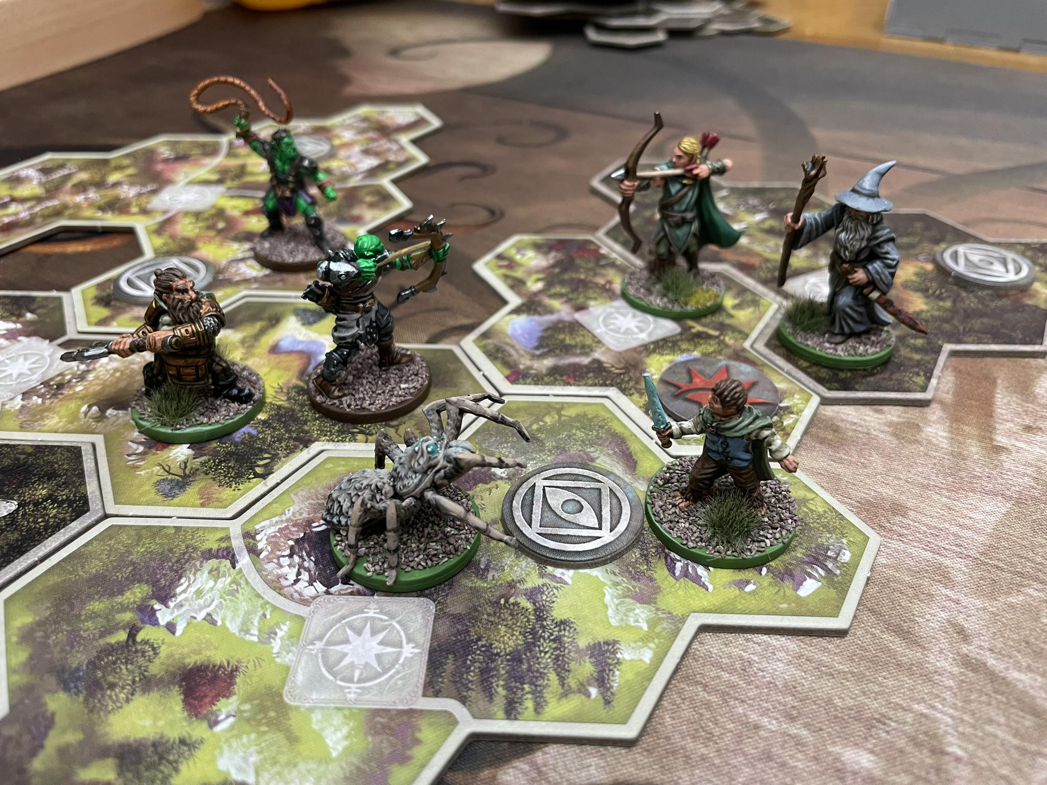 Lords of the Ring Journeys in Middle Earth as a solo game