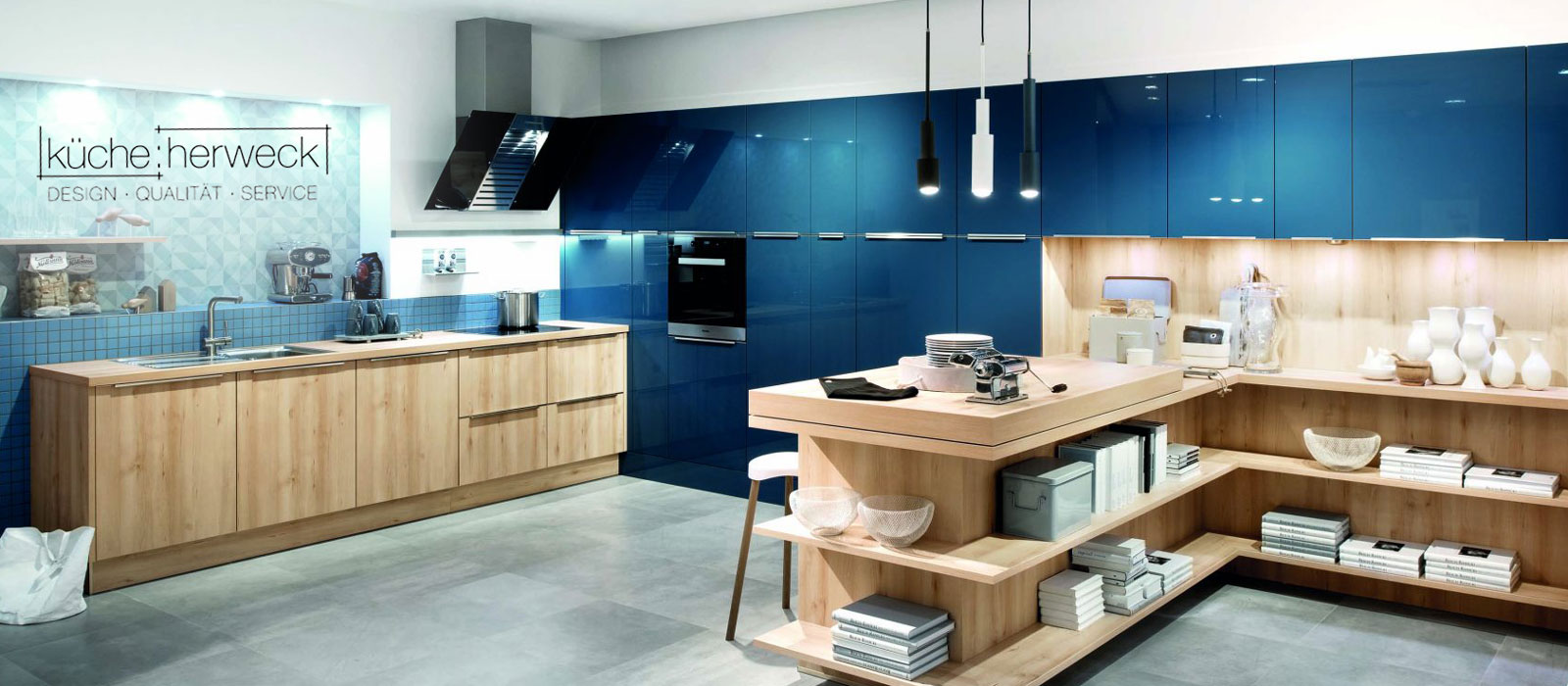 KüchenConcept Hessdorf - Schwarz, clean, elegant: Die Küche "Eleganza ...