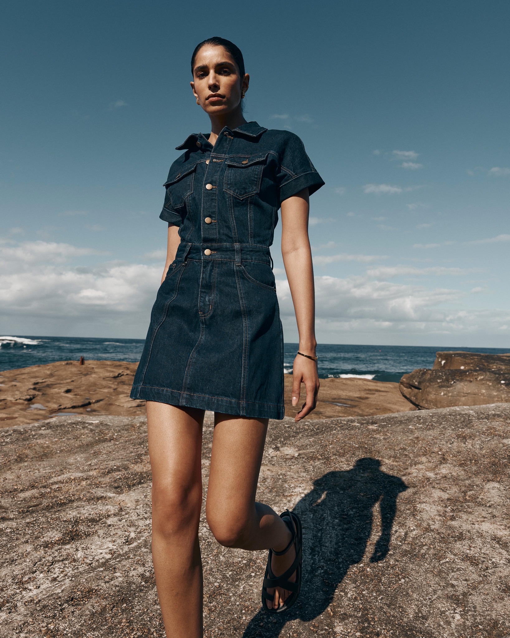 long denim dresses and skirts CIDER Womens Jean Tiered Button Down High Waist Maxi Colour:WASHED BLACK/BLACK feel free to message YGroup_harley_cotton_midi_dress Brandi_Sharp on LTK
