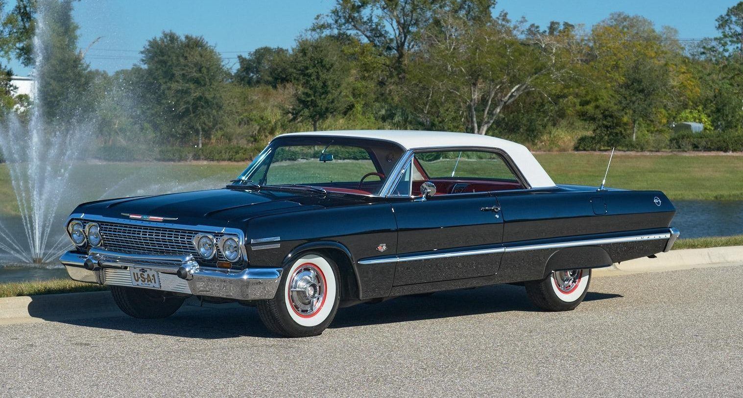 This 1964 Chevrolet Impala 2-Door Hardtop is equipped with a 427
