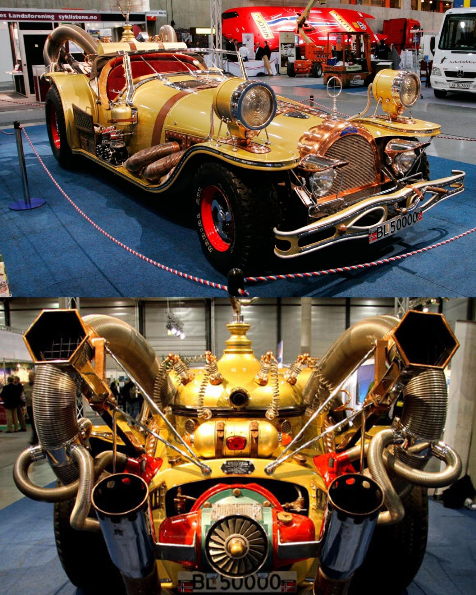 Il Tempo Gigante, a replica of the Pinchcliffe Grand Prix car