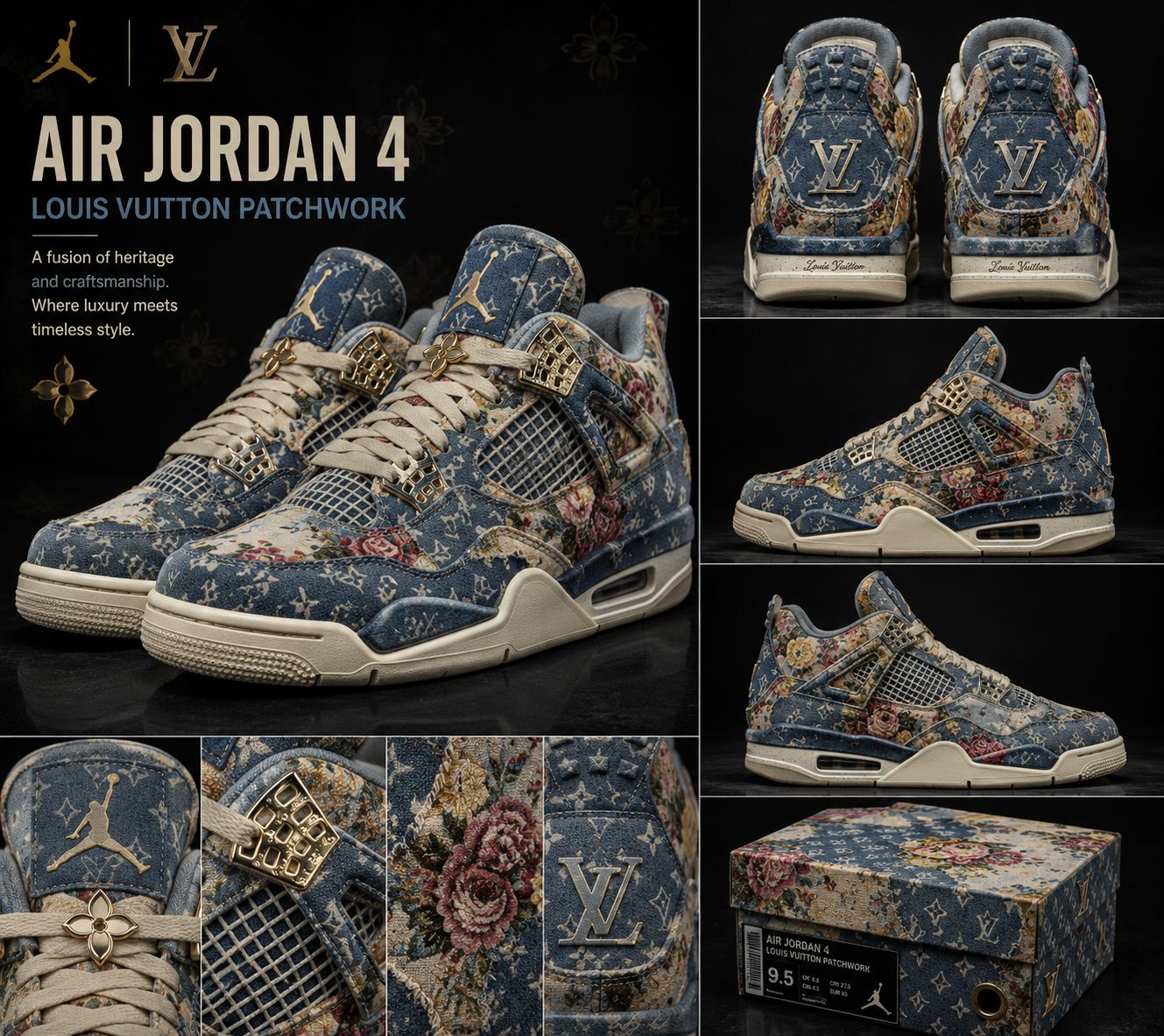 Vintage luxury meets sneaker culture. ??✨ What if an Air Jordan 