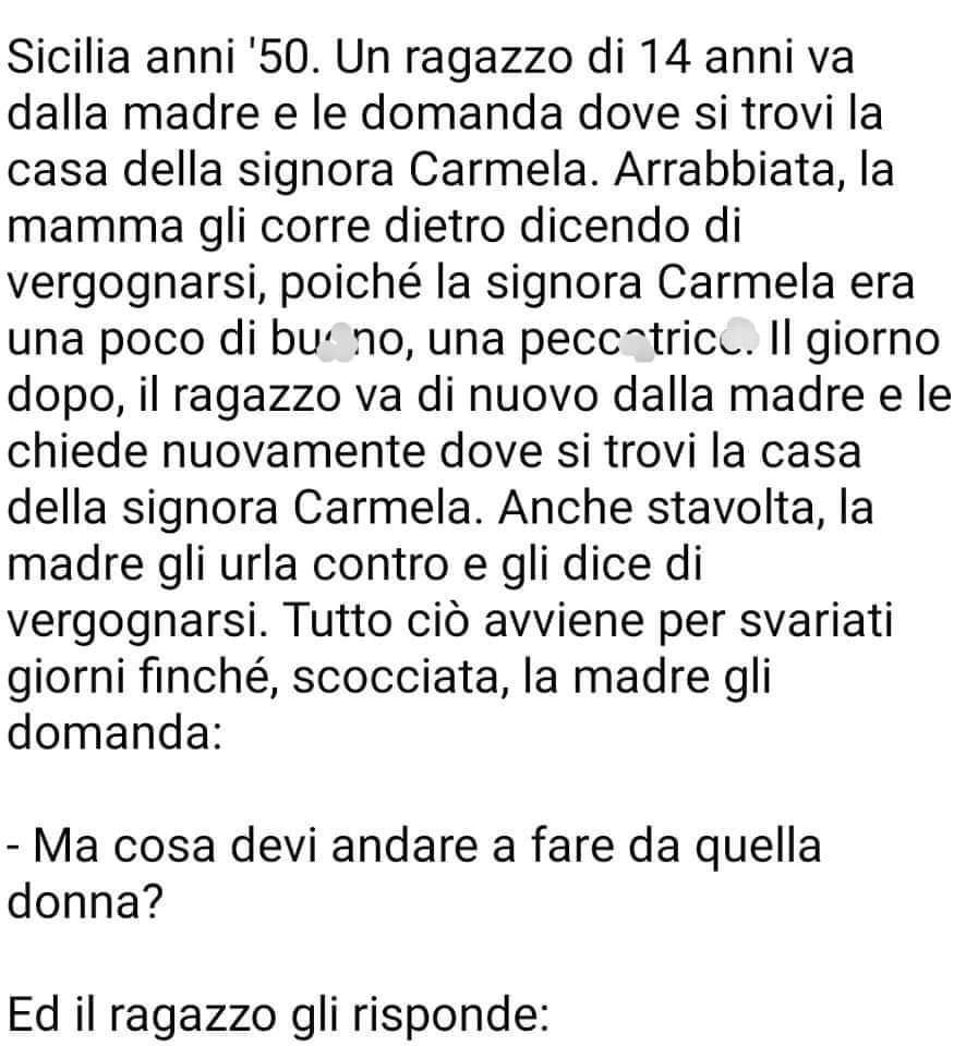 Se - 😂(Barzelletta) Ragazzo di 14 anni va dalla madre e le d...𝗔𝗹𝘁𝗿𝗼 ...