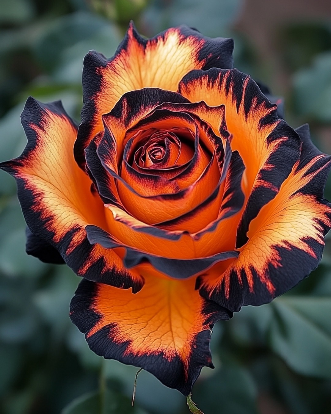 The Secret - 🌿 Rare Rose "Firebird" 🌿 Fiery red and orange petals with