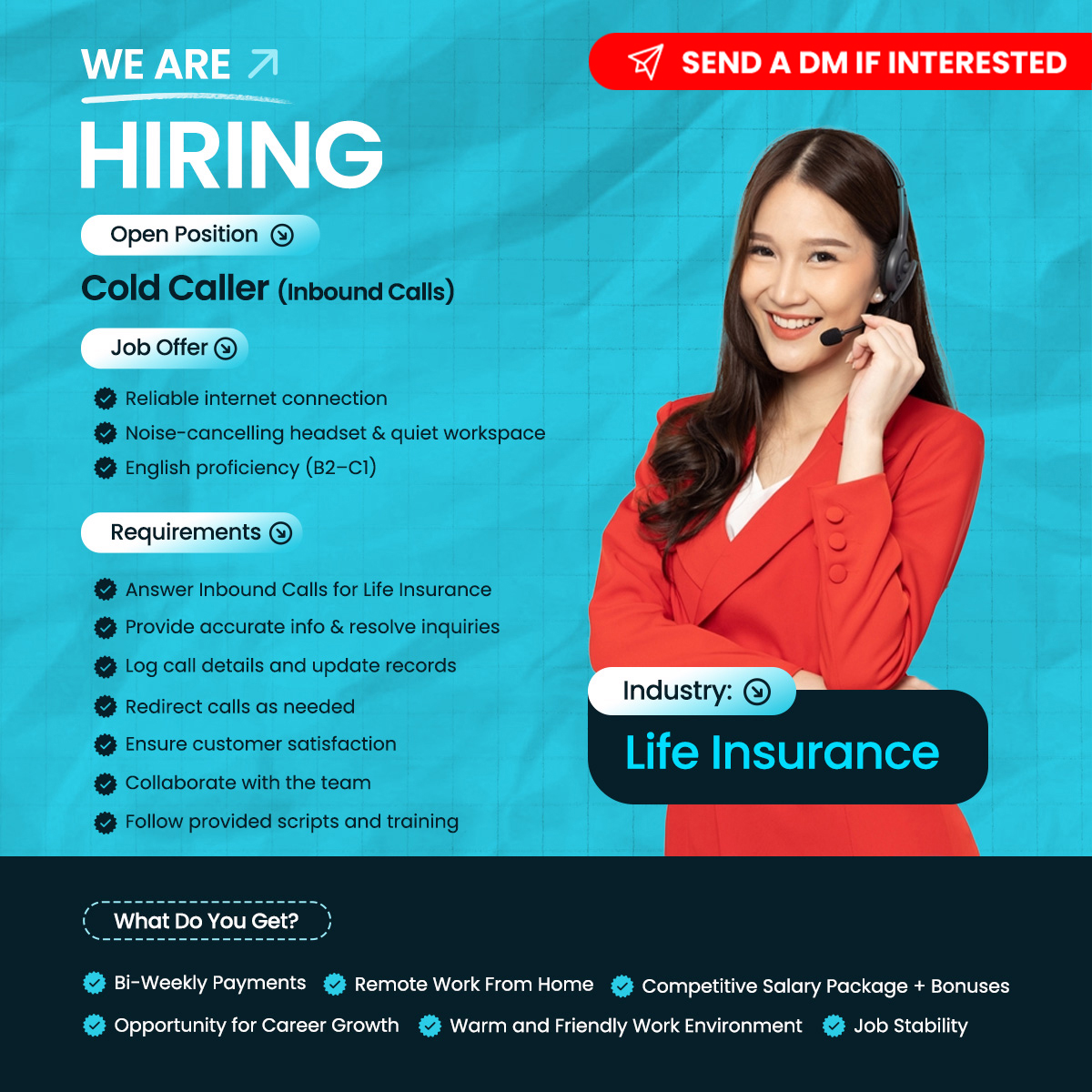 Cold Caller | Appointment Setter| Closer| VA| Daily Hiring | 📌Exciting ...