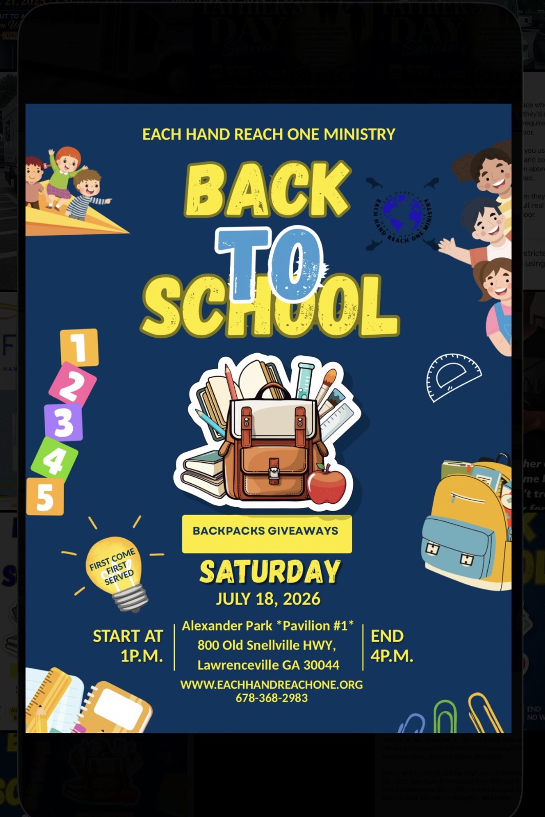 Backpacks Giveaways