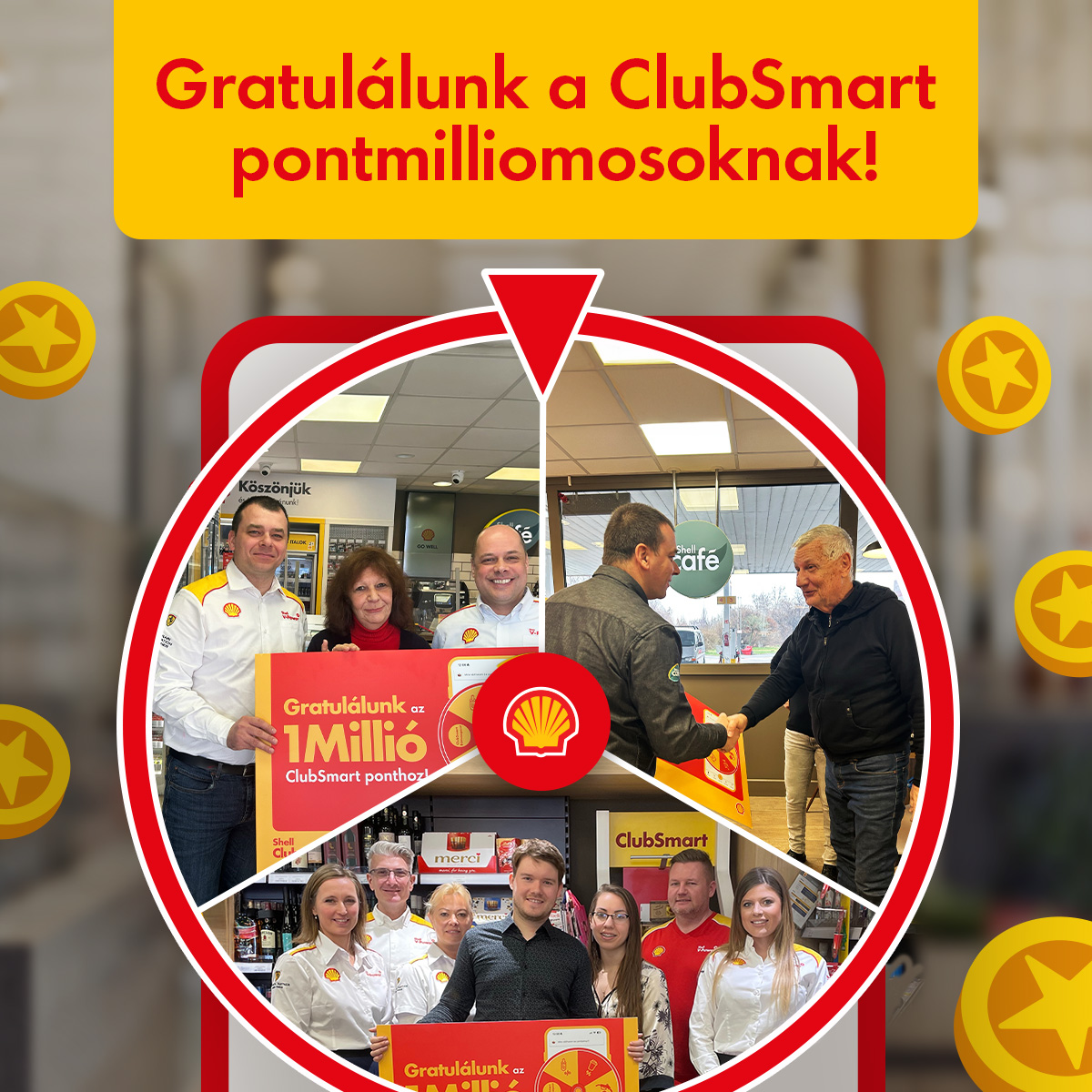 Shell - 3 X 1 millió ClubSmart pont – elkelt! 🧑‍⚖️ Gratulálunk a ...