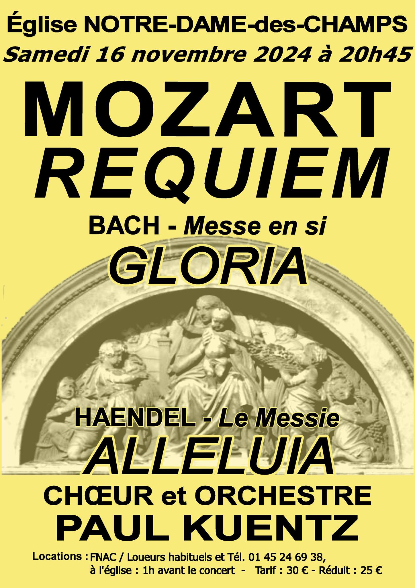 Concerts Choeur et Orchestre Paul Kuentz