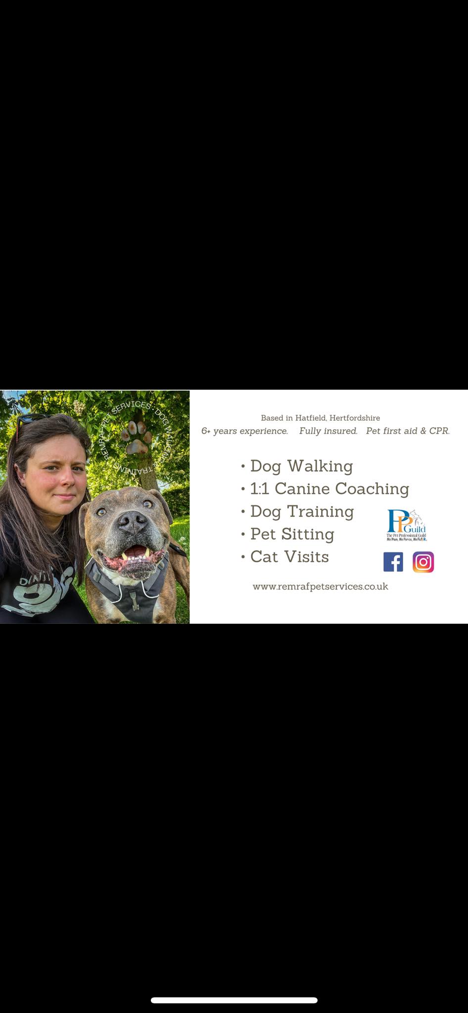Remraf Pet Services : Dog Walking & Training | Hatfield