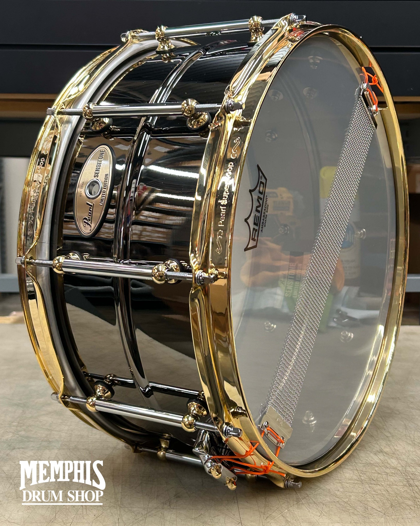 Memphis - The Pearl Drums 14x6.5 Sensitone Limited Edition Black 