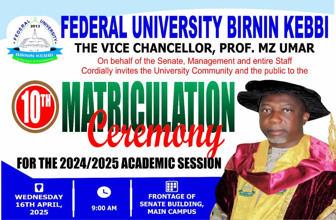 Federal University... - Federal University Birnin Kebbi