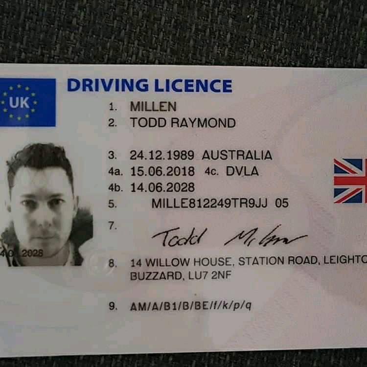 Full Register uk Drivers licence