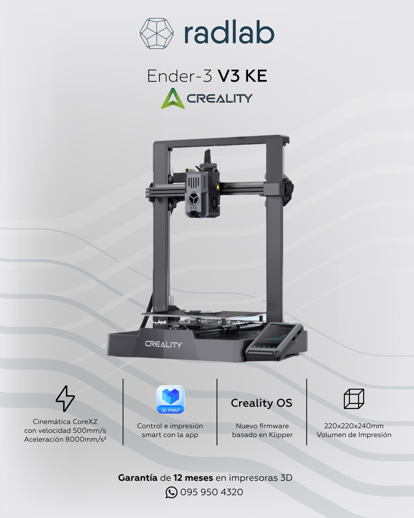 Radlab - 🔹 ¡Nueva @creality3d Ender-3 V3 KE en... | Facebook