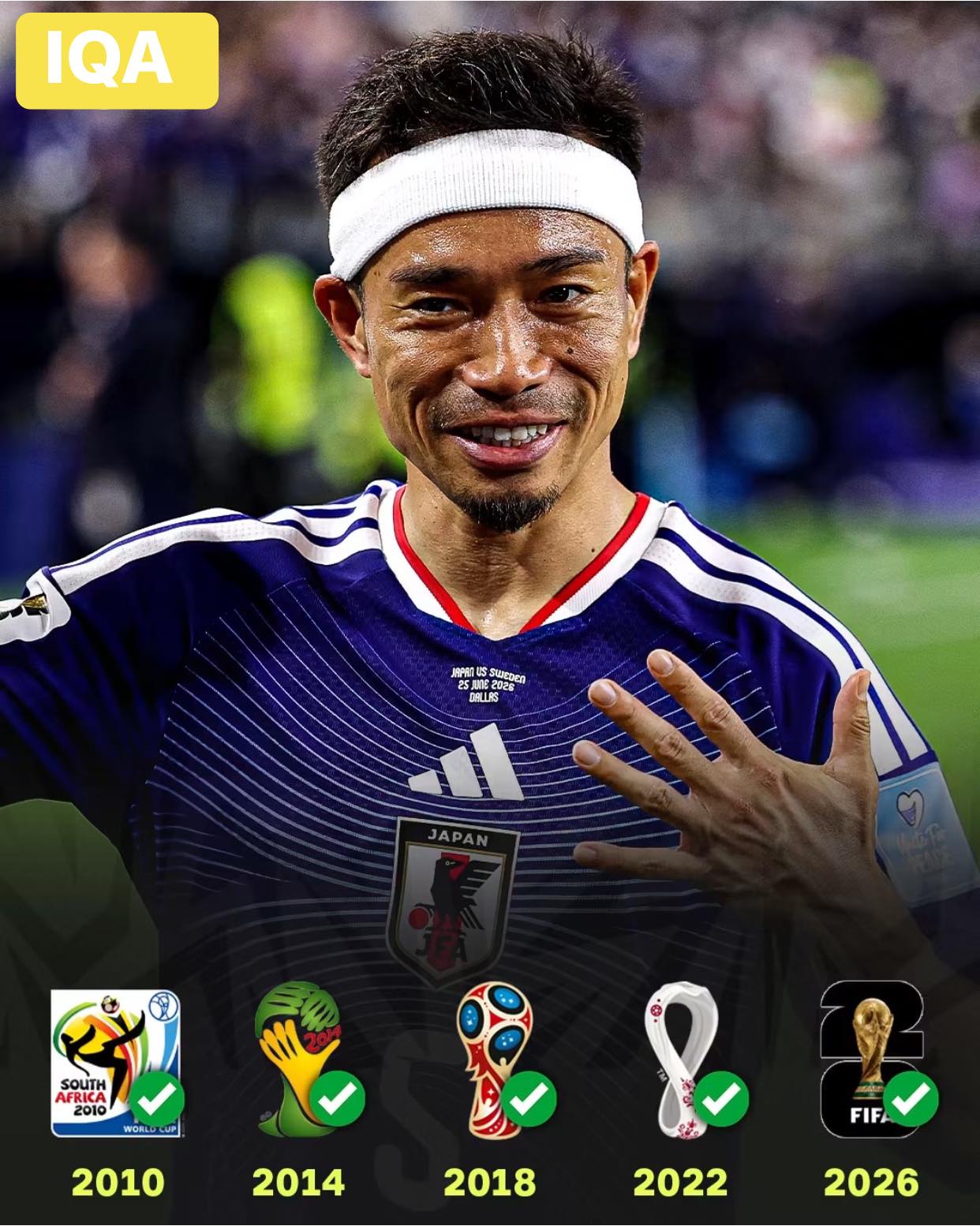 Yuto Nagatomo is officially the first Asian player to feature at 5 