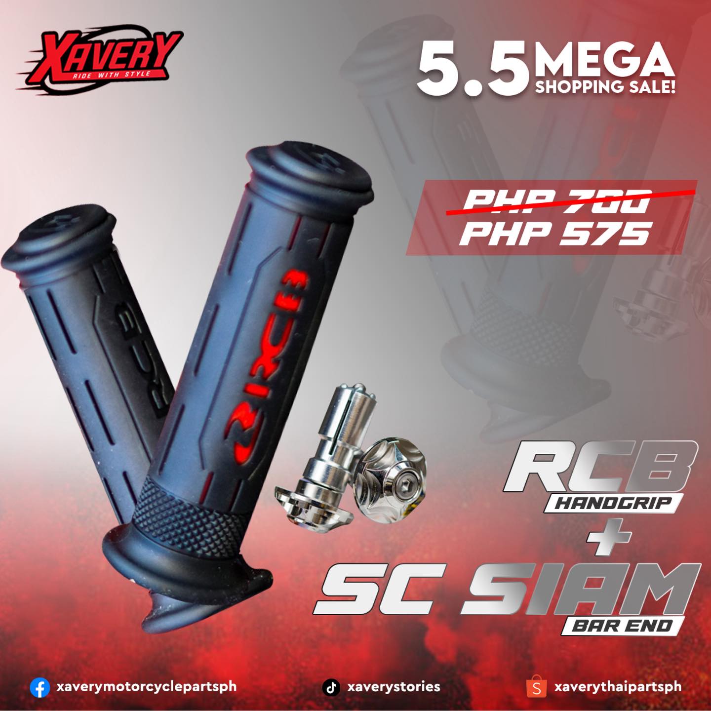 RCB Handgrip... - Xavery Motorcycle Parts and Accessories PH | Facebook
