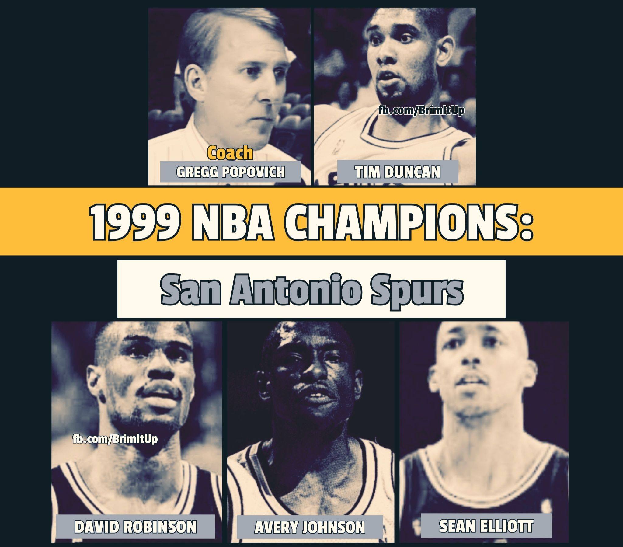 The 1998–99 San Antonio Spurs achieved their first NBA 