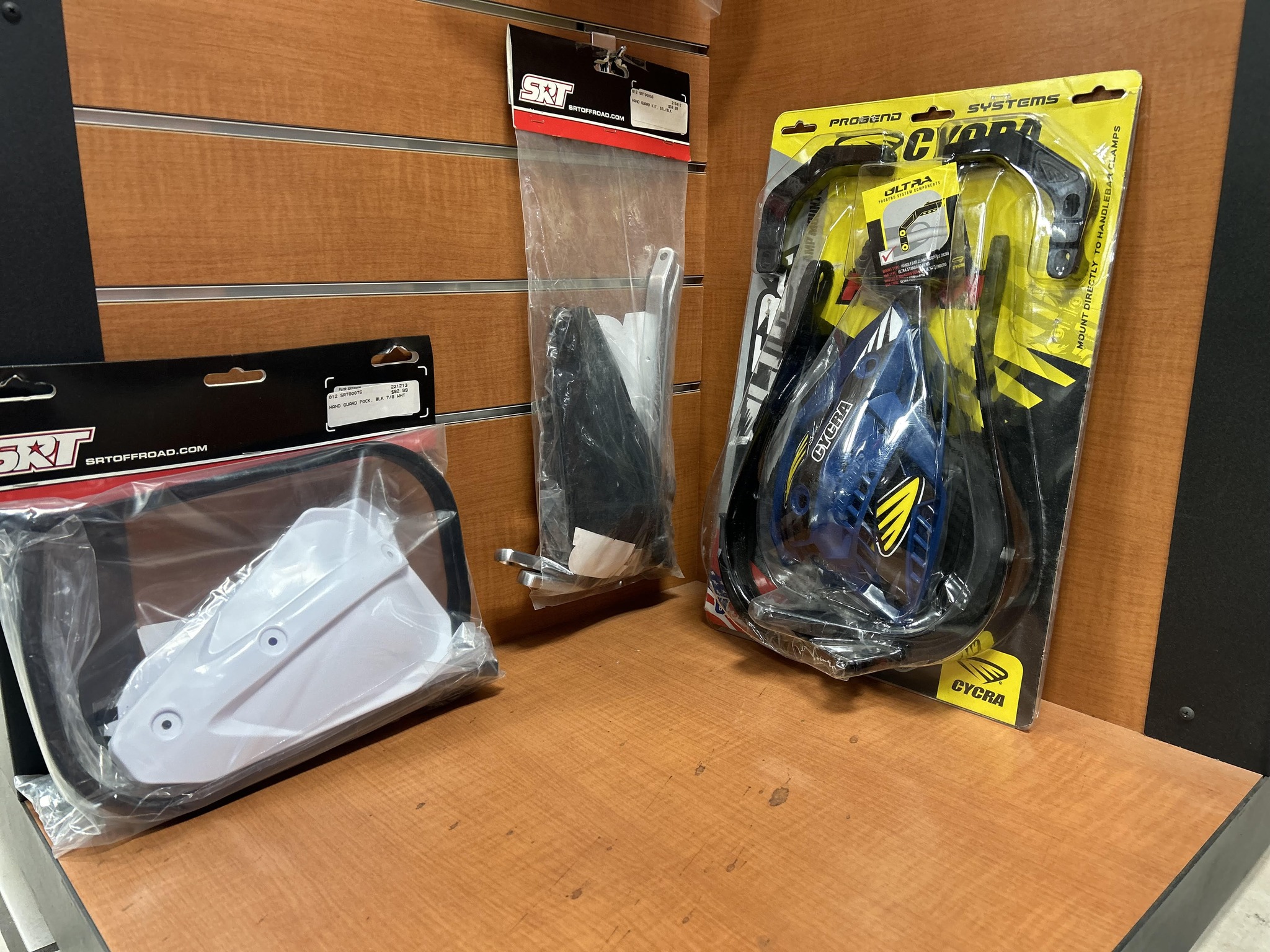 What handguards fit a radial brake master?