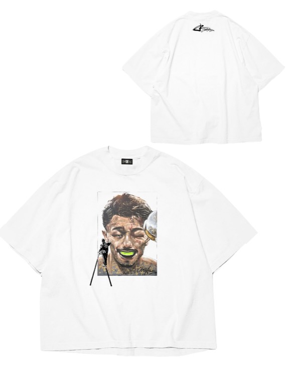 【完売品】OVERALLS 中谷潤人選手コラボTシャツ ブラック Sサイズ 中谷潤人 販売情報】 JUNTO NAKATANI × OVER ALLs コラボTシャツの販売