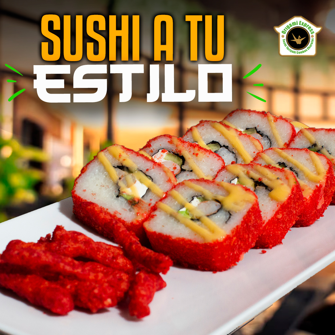 Origami - Lleva tu estilo hasta el sushi 😉🥢 Tenemos muchas opciones ...